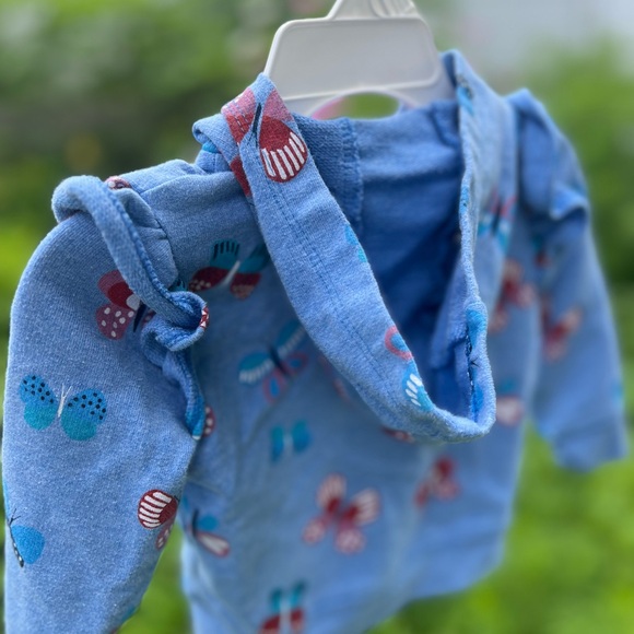Carters Zip Up Hoodie, 9m - Picture 5 of 6